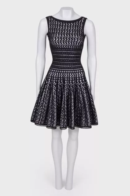 Mesh fitted dress
