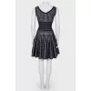 Mesh fitted dress