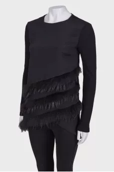 Long top with fur
