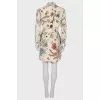 Silk dress with print