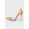 Golden shoes chameleon
