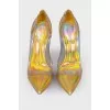 Golden shoes chameleon