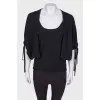 TOP with a cashmere cardigan