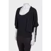 TOP with a cashmere cardigan