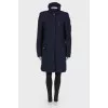 Blue coat with inner vest