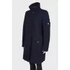 Blue coat with inner vest