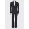 Classic black suit