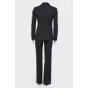 Classic black suit