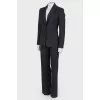 Classic black suit