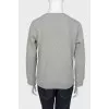 Children's gray sweatshirt with print