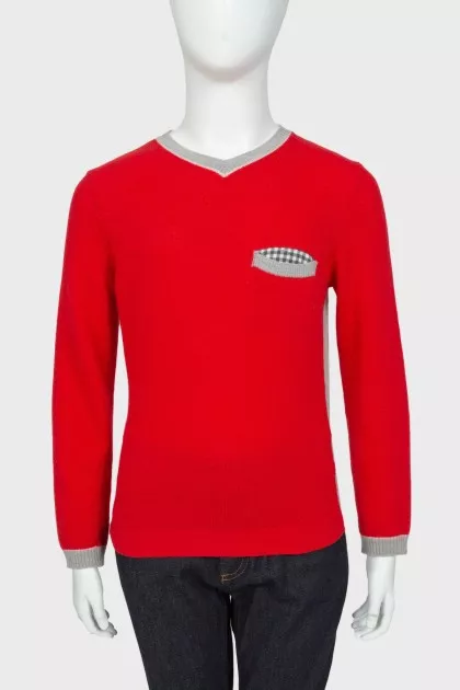 Children's sweater with pocket