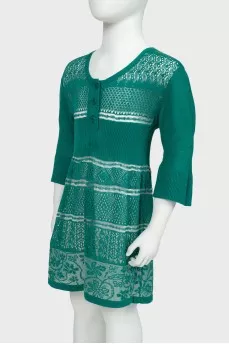 Translucent green top