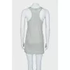Top with rhinestone appliqué