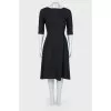 Woolen black dress