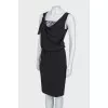 Black dress with bow
