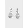 Earrings with large crystals
