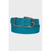 Turquoise leather belt
