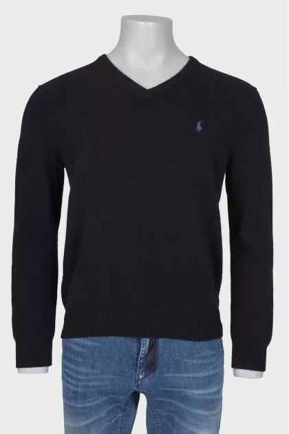Woolen black jumper