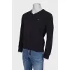 Woolen black jumper