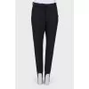 Classic trousers with strip