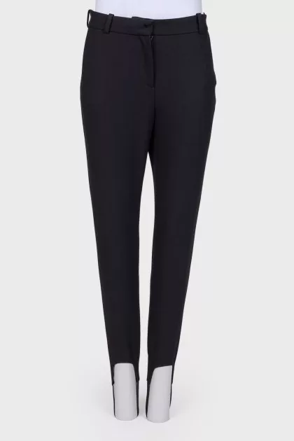 Classic trousers with strip