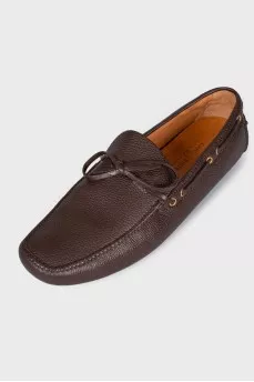 Men's leather moccasins