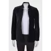 Black jacket with a skull
