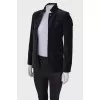 Black jacket with a skull