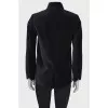 Black jacket with a skull