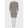 Striped dress on puffs
