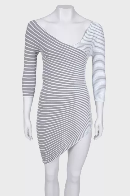 Asymmetric Striped Top
