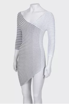 Asymmetric Striped Top