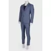 Men's blue suit