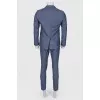 Men's blue suit