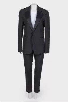 Men's black suit