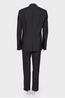 Men's black suit