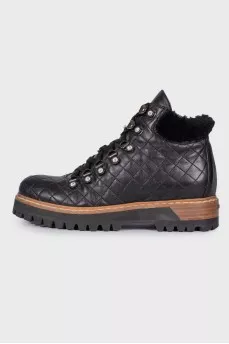 Boots with rhinestones