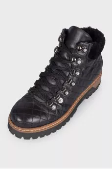 Boots with rhinestones