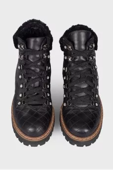 Boots with rhinestones