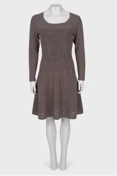 Mokko dress in a grid