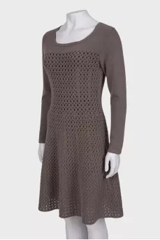 Mokko dress in a grid