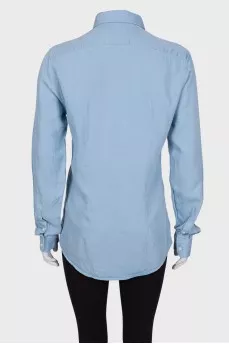 Blue shirt Slim Fit