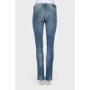 Jeans with the effect of torn and shabby
