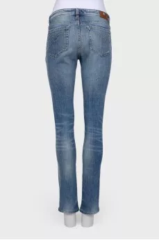 Jeans with the effect of torn and shabby