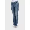Jeans with the effect of torn and shabby