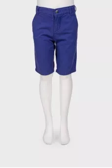 Children's purple shorts