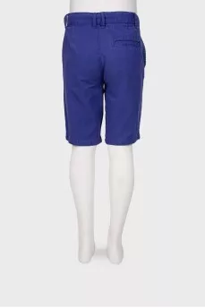 Children's purple shorts