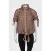 Short -sleeve windbreaker