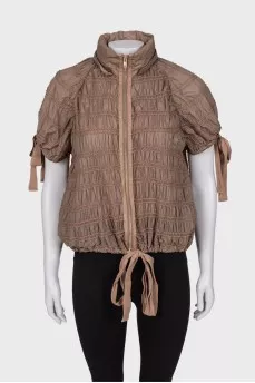 Short -sleeve windbreaker