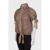 Short -sleeve windbreaker